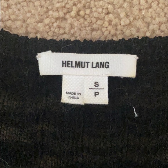 Helmut Lang mesh-y v neck sweater - Picture 4 of 6